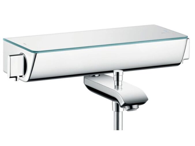 Hansgrohe Ecostat Select Termostatická vanová baterie, bílá/chrom