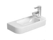Duravit Happy D.2 umývátko 50x22 cm, bez přepadu, otvor pro baterii vpravo, bílá