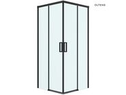 Oltens Breda sprchový kout 90x90 cm, čtvercový, matná černá/sklo