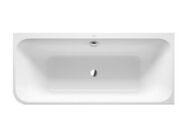 Duravit Happy D.2 vana 180x80 cm, s panelem, pravá, bílá