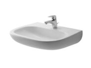 Duravit D-Code umyvadlo Med, 60x46 cm, otvor pro baterii, alpská bílá