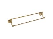 Bemeta RETRO - bronz dvojitý držák ručníků, nad sebou, bronz