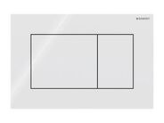 Geberit Sigma01 Square ovládací tlačítko, pro 2 množství splachování, bílá