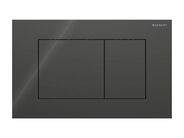 Geberit Sigma40 Square ovládací tlačítko, pro 2 množství splachování, černá