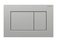 Geberit Sigma01 Square ovládací tlačítko, pro 2 množství splachování, chrom mat, easy-to-clean