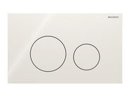 Geberit Sigma40 Round ovládací tlačítko, pro 2 množství splachování, písková šedá