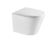 MAKA závěsné WC se slowclose sedátkem slim, vířivé splachování, bílá