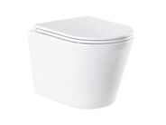 MAKA závěsné WC se slowclose sedátkem slim, otevřený oplach, bílá